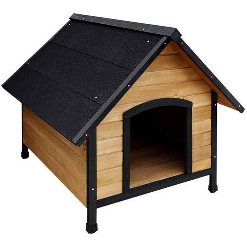 Large Timber Pet Kennel Gable Roof